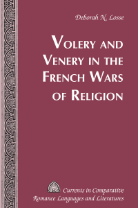 Imagen de portada: Volery and Venery in the French Wars of Religion 1st edition 9781433145902