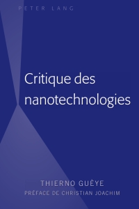 Cover image: Critique des nanotechnologies 1st edition 9781433152887