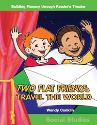 Cover image: Two Flat Friends Travel the World 1st edition 9780743900096