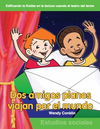 Cover image: Dos amigos planos viajan por el mundo (Two Flat Friends Travel the World) 1st edition 9781433300226