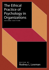 Titelbild: The Ethical Practice of Psychology in Organizations 2nd edition 9781591473534