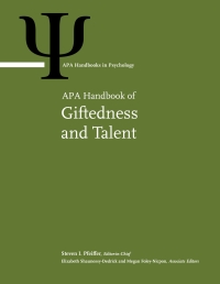 Cover image: APA Handbook of Giftedness and Talent 9781433826962