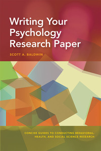 Imagen de portada: Writing Your Psychology Research Paper 9781433827075