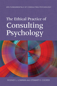 Cover image: The Ethical Practice of Consulting Psychology 9781433828096