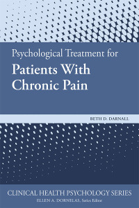 Cover image: Psychological Treatment for Patients With Chronic Pain 9781433829420