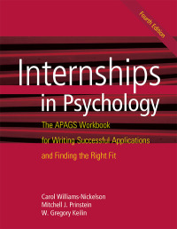 Cover image: Internships in Psychology 9781433829581