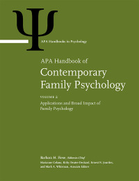 Imagen de portada: APA Handbook of Contemporary Family Psychology, Volume 2 9781433829673