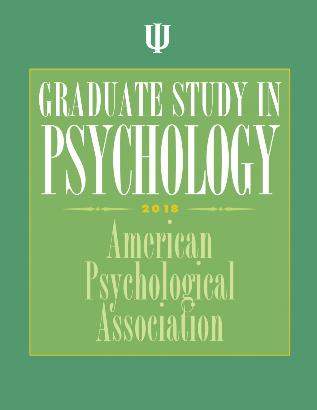 Graduate Study in Psychology