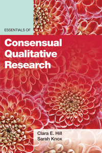 Cover image: Essentials of Consensual Qualitative Research 9781433833458
