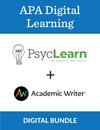 Omslagafbeelding: PsycLearn: Research Methods with Academic Writer (120-Day Access Card) 9781433837258