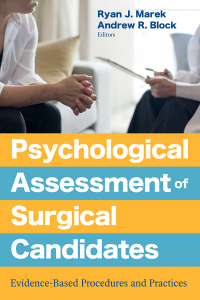 Cover image: Psychological Assessment of Surgical Candidates 9781433837319