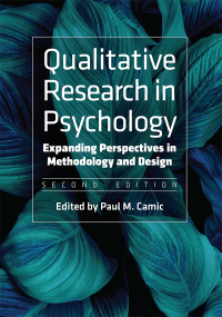 Cover image: Qualitative Research in Psychology 2nd edition 9781433834455