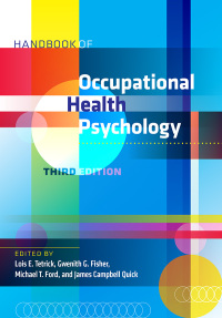 表紙画像: Handbook of Occupational Health Psychology 3rd edition 9781433837777