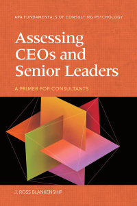 Titelbild: Assessing CEOs and Senior Leaders 1st edition 9781433837166
