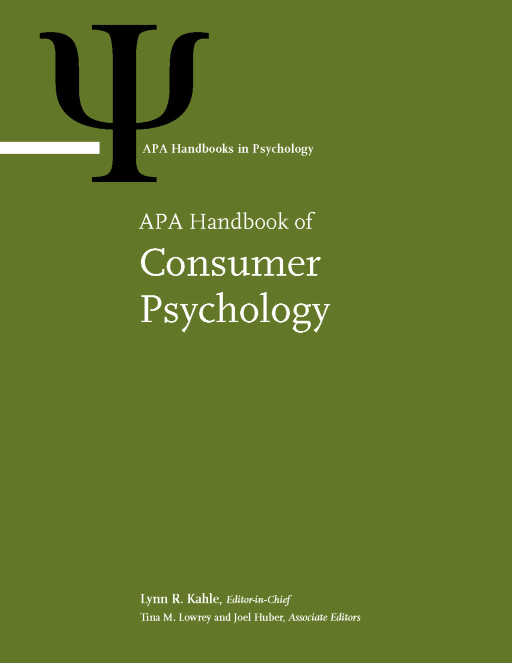 APA Handbook of Consumer Psychology