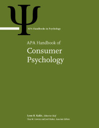 Cover image: APA Handbook of Consumer Psychology 9781433836428