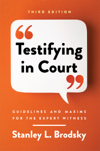 Cover image: Testifying in Court 3rd edition 9781433836329