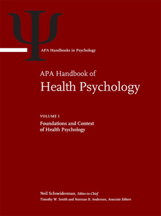 Cover image: APA Handbook of Health Psychology, Volume 1 9781433841736