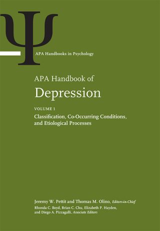 表紙画像: APA Handbook of Depression, Volume 1 9781433845451