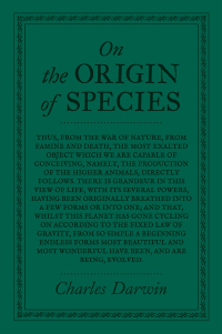 Cover image: On the Origin of Species 9781435172906