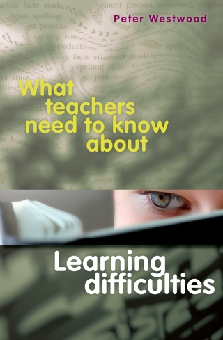 Imagen de portada: What Teachers Need to Know about Learning Difficulties 9780864319364