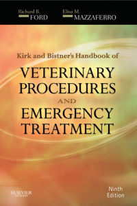 Imagen de portada: Kirk & Bistner's Handbook of Veterinary Procedures and Emergency Treatment 9th edition 9781437707984