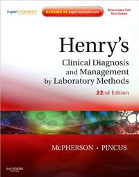 Cover image: Henry's Clinical Diagnosis and Management by Laboratory Methods 22nd edition 9781437709742