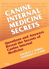 Imagen de portada: Canine Internal Medicine Secrets 9781560536291