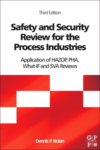 صورة الغلاف: Safety and Security Review for the Process Industries 3rd edition 9781437735185