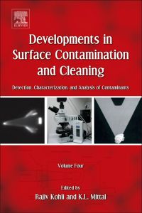 صورة الغلاف: Developments in Surface Contamination and Cleaning: Detection, Characterization, and Analysis of Contaminants 9781437778830