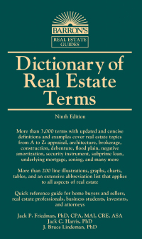 Cover image: Dictionary of Real Estate Terms 9781438008769