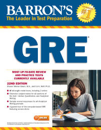 Cover image: GRE 22nd edition 9781438009155