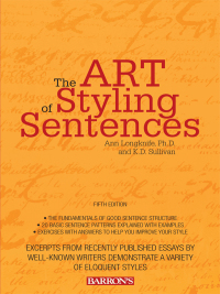 Cover image: Art of Styling Sentences 5th edition 9780764147838