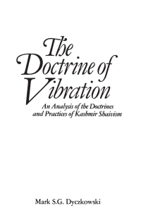 Titelbild: The Doctrine of Vibration 9780887064319