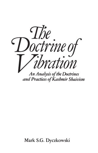 Cover image: The Doctrine of Vibration 9780887064319