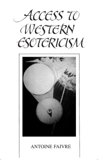 Cover image: Access to Western Esotericism 9780791421789