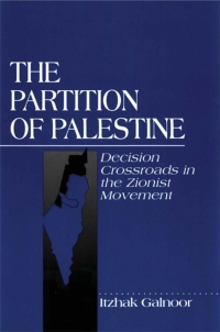Cover image: The Partition of Palestine 9780791421949