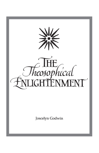 Cover image: Theosophical Enlightenment 9780791421529