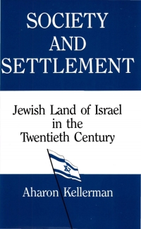 Cover image: Society and Settlement 9780791412954