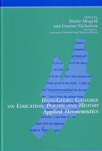 Imagen de portada: Hans-Georg Gadamer on Education, Poetry, and History 9780791409206