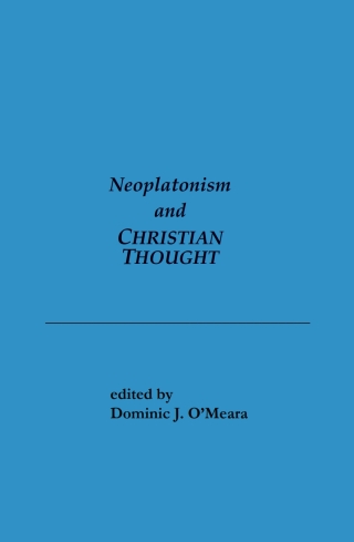 Cover image: Neoplatonism and Christian Thought 9780873954938
