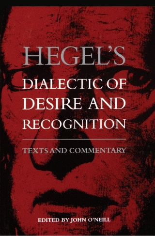 Cover image: Hegel's Dialectic of Desire and Recognition 9780791427149