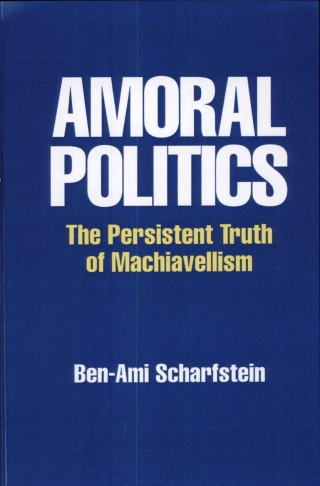 Cover image: Amoral Politics 9780791422793