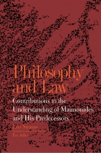 Omslagafbeelding: Philosophy and Law 9780791419762