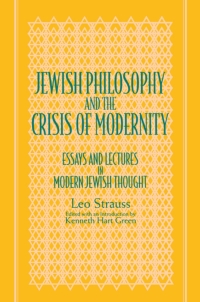 Omslagafbeelding: Jewish Philosophy and the Crisis of Modernity 9780791427743