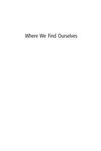 表紙画像: Where We Find Ourselves 9781438425214