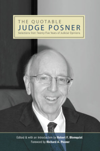 Cover image: Quotable Judge Posner, The 1st edition 9781438430645
