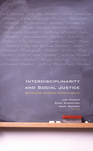 Cover image: Interdisciplinarity and Social Justice 1st edition 9781438431352