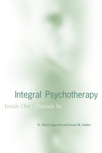 Cover image: Integral Psychotherapy 9781438433523