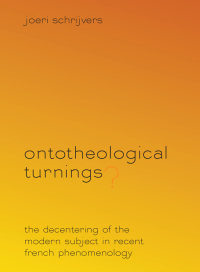 Cover image: Ontotheological Turnings? 9781438438931